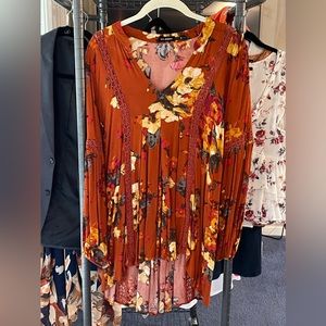 Boutique shirt dress by Blu pepper size small